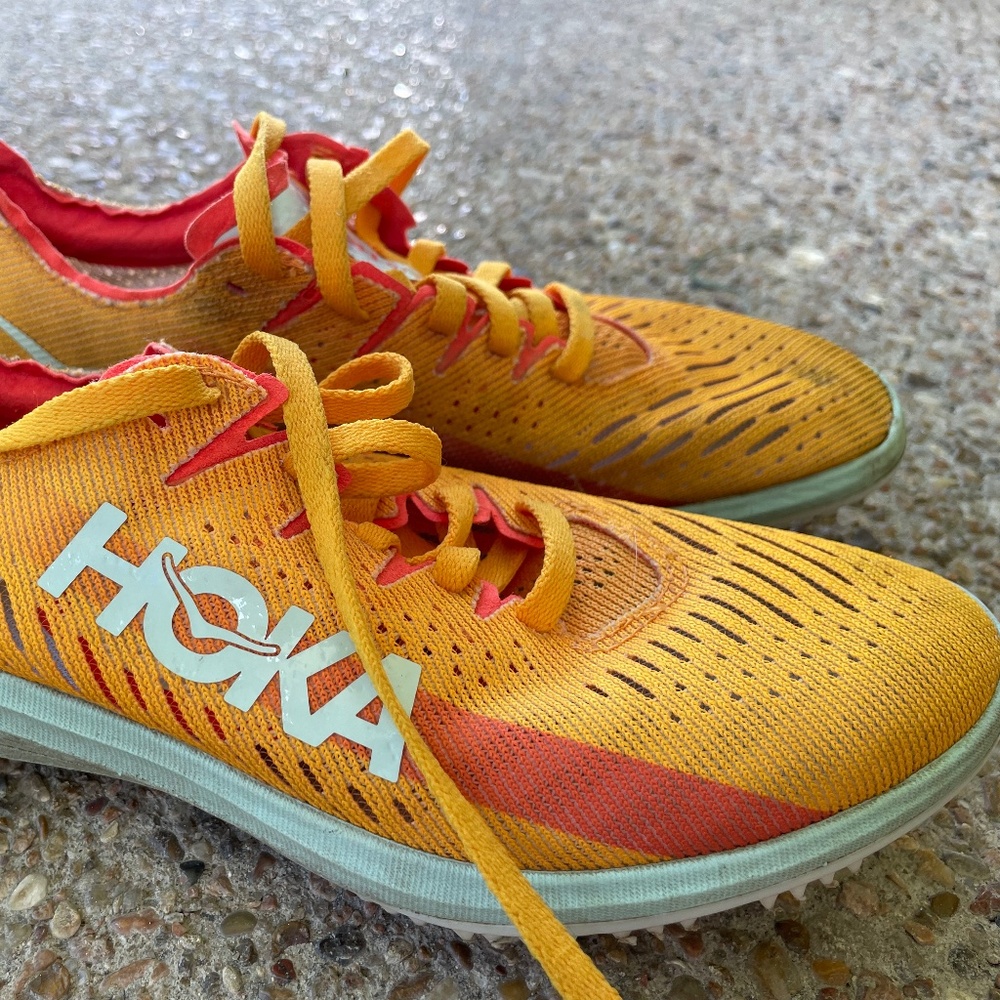 Hoka running cleats Celio x LD